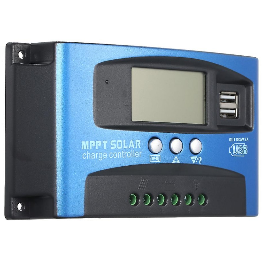 Sun Mppt Controler pentru panou solar MPPT 100A, Pro Sun, Ecran LCD, 12/24 V ...