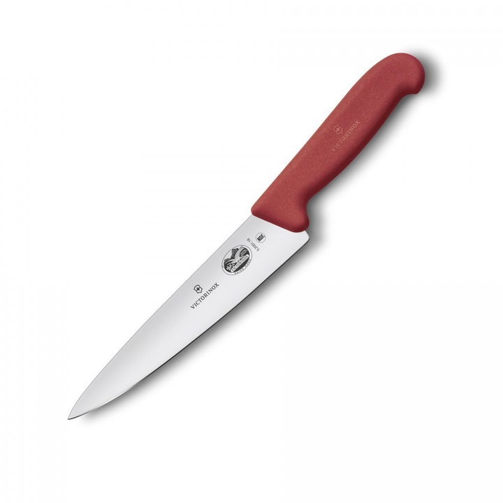 Cutit friptura, Victorinox, 15 cm, Rosu/Argintiu