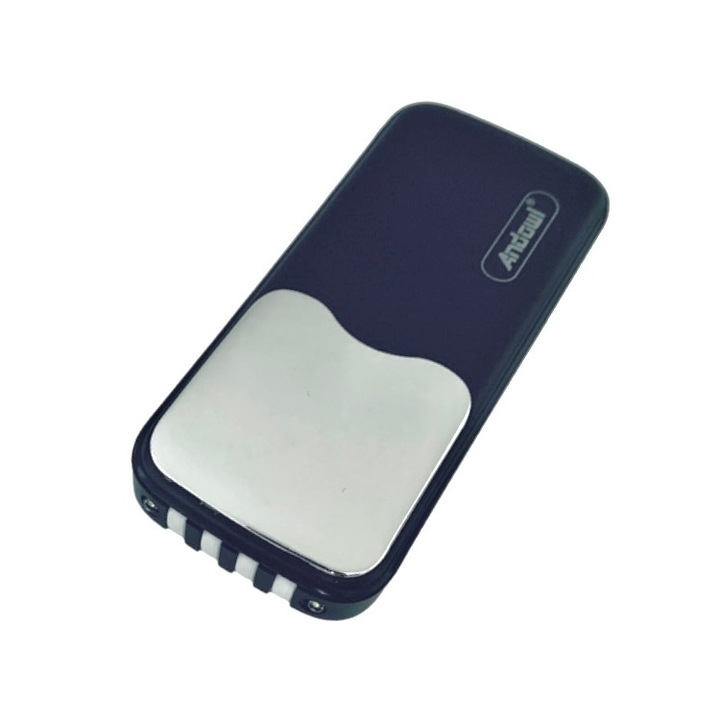 Baterie externa 12000mAh cu cabluri incorporate, Andowl Q-CD221, culoare negru