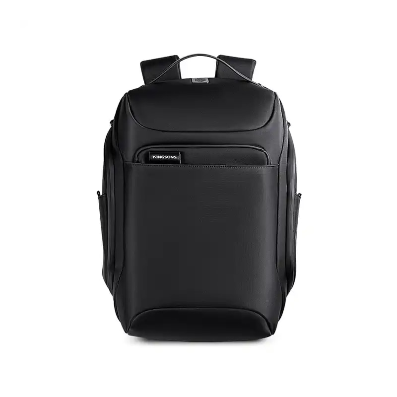 Rucsac multifunctional, Kingsons, compatibil cu laptop 15.6 inch si tableta de 12.9 inch, impermeabil, port USB, antifurt, rezistent la socuri, suport ochelari, buzunar impermeabil, negru