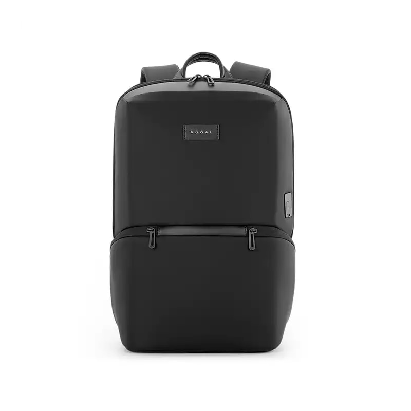 Rucsac business, Kingsons, compatibil cu laptop 15.6 inch si tableta de 11 inch, impermeabil, port USB, antifurt, rezistent la socuri, suport ochelari, negru