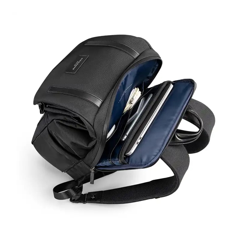 Rucsac multifunctional, Kingsons, compatibil cu laptop 15,6 inch, impermeabil, port USB, antifurt, suport ochelari, negru