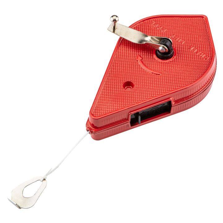 Fir pentru trasat, Top Tools de 15 m, carcasa metalica