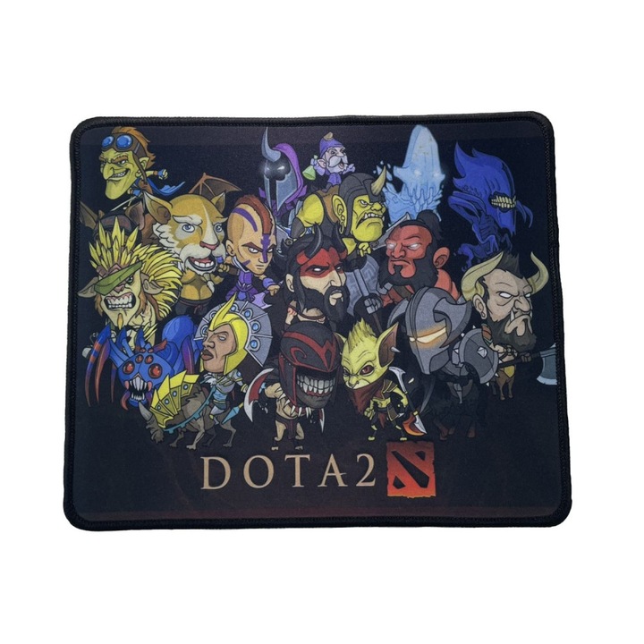 Professzionális Gamer egérpad Dota2, gumírozott talp, 250x300x3mm, animált figurás mintával