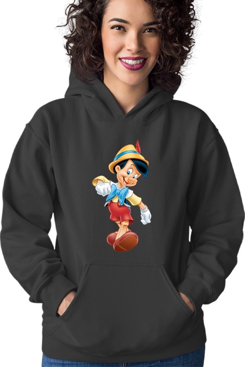 Hanorac dama Pinocchio Children Movie Long Nose Small Boy, negru, Negru