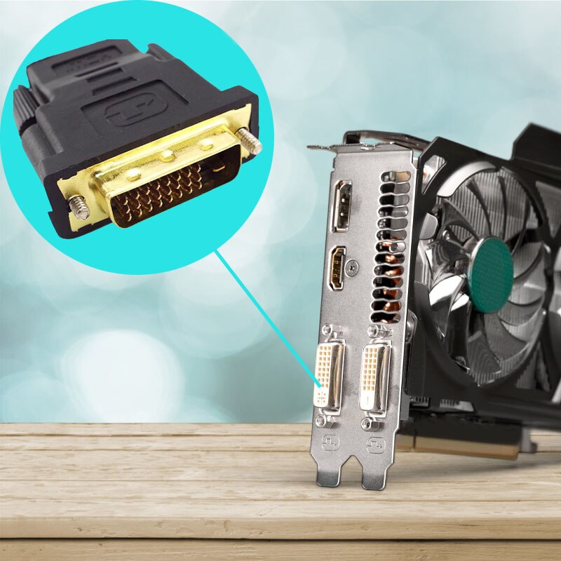 Adaptor DVID tata la HDMI A mama eMAG.ro