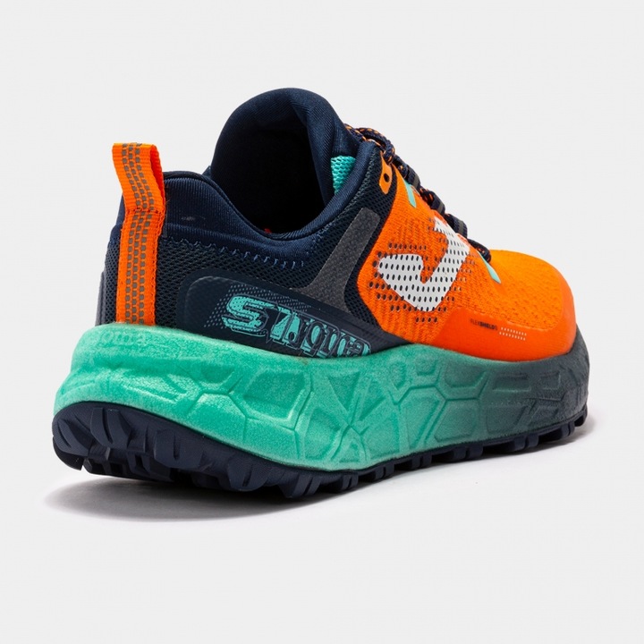 Pantofi trail barbati, Joma, Sima, TKSIMS2208, Textil, Bleu-Lime, 40 EU