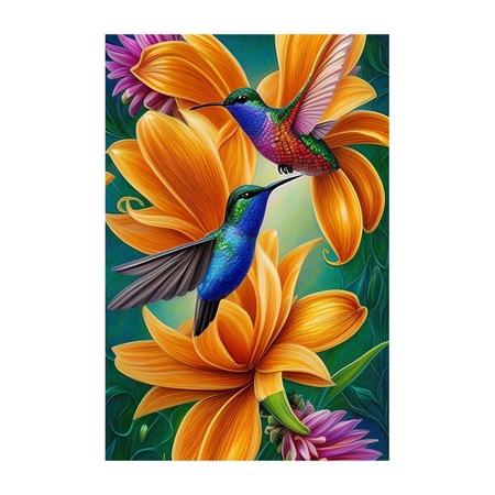 Декоративен стикер, Птици, Многоцветен, 85 см, 6191ST