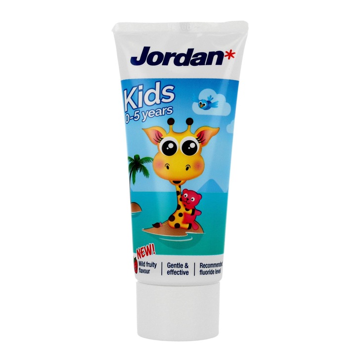 Fogkrém, Orkla, Jordan Kids, Gyerekeknek 0-5 éves korig, 50 ml