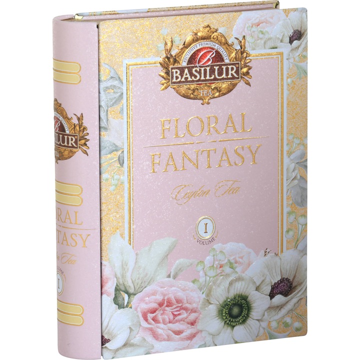 Ceai verde, Ceylon, Basilur, Floral Fantasy Book Vol.I, accent racoritor de menta, 100 g