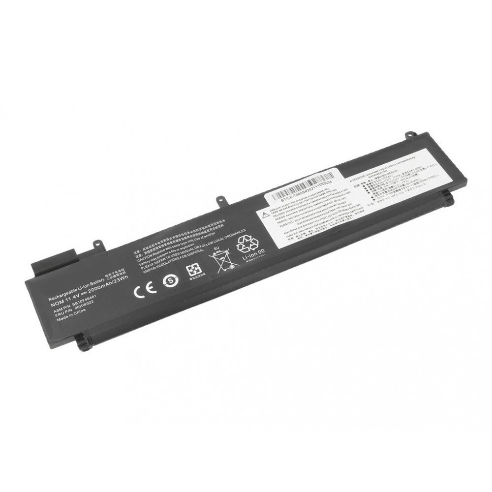 Replacement 3-Cell 24Wh Laptop Battery For Lenovo ThinkPad T460s And T470s – 11.25V Li-Ion – Fits 00HW022, 00HW023, SB10F46460, SB10F46461