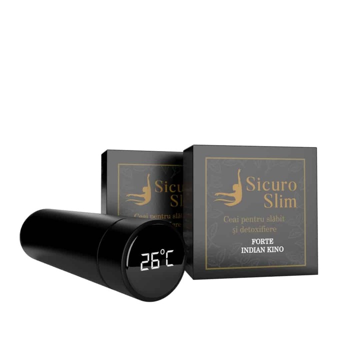 Sicuro Slim 2 db-os tea karcsúsításhoz Indian Kino és Thermos, 120 g