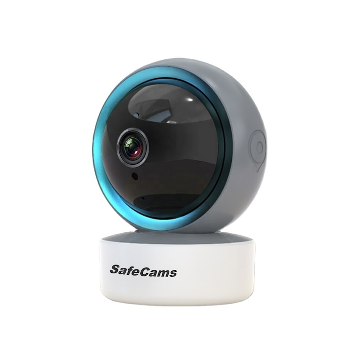 Бебефон SafeCams, 3 MP, Full HD, безжична видео аудио камера