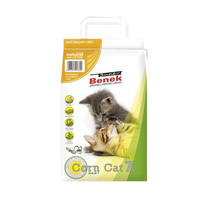 Постелка за котешка тоалетна Super Benek, 7 л