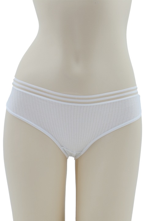 Chiloti clasici din material elastic WNS-T15alb 79640, Alb