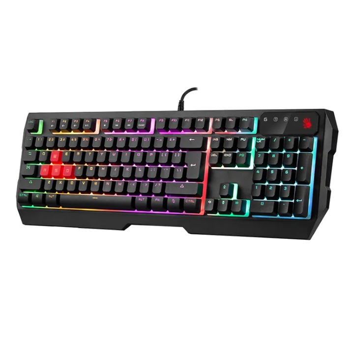 Геймърска клавиатура A4tech, Bloody B140N QWERTY, черна