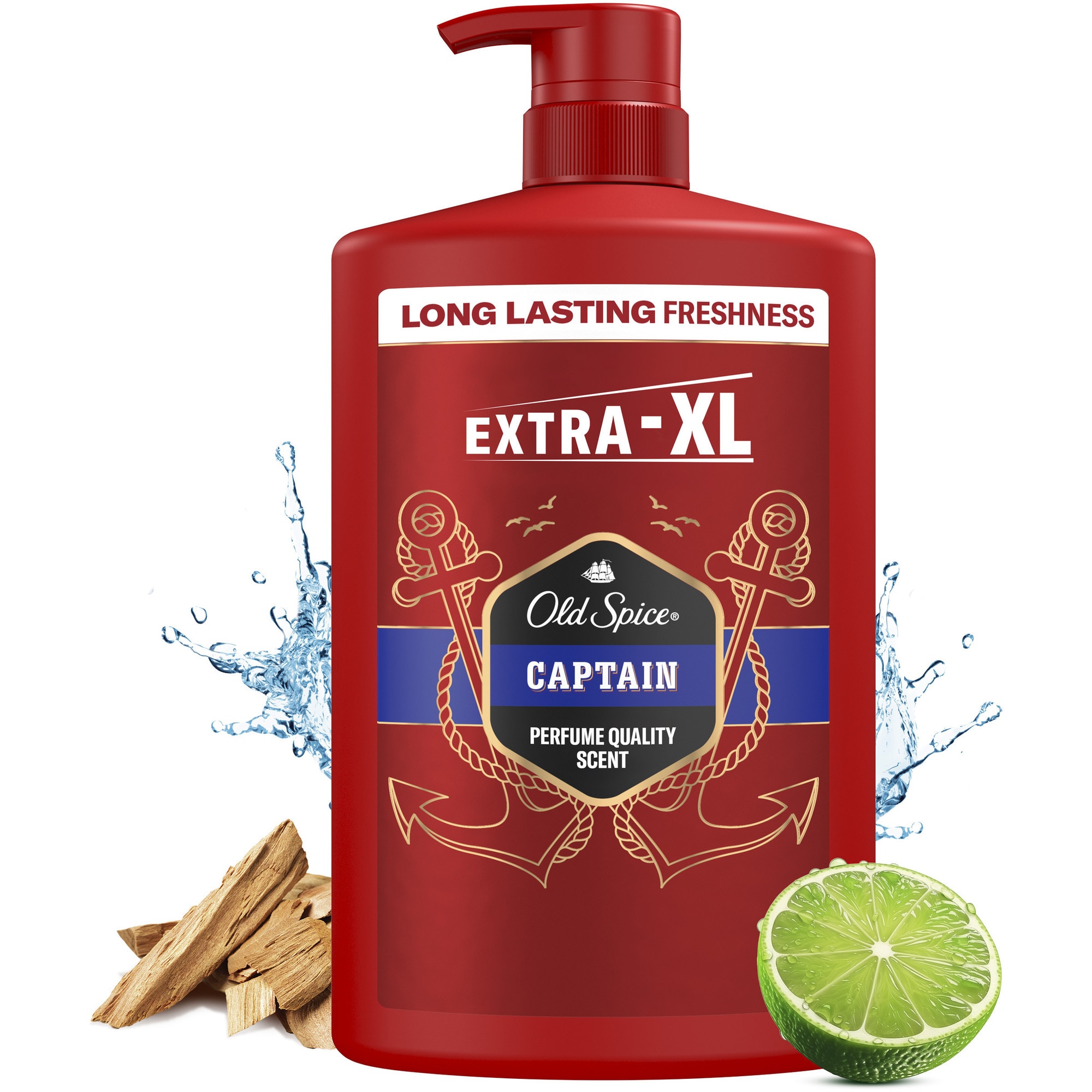 MARINE'S SOAP EX & GEL EX セット Gel de dus si sampon 3 in 1 Old Spice Captain pentru corp, par si