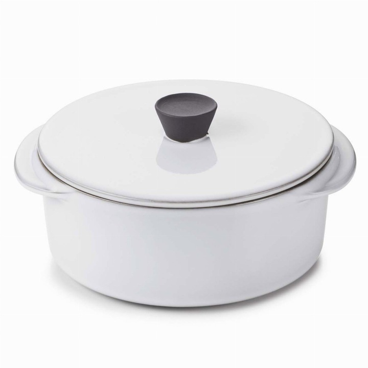 Oala de bucatarie, Revol, Portelan, 14 cm, Alb