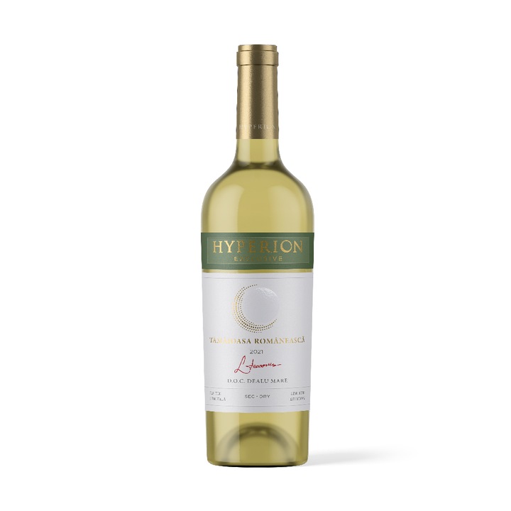 Vin Alb, Hyperion Exclusive Tamaioasa Romaneasca, Sec, 0.75l