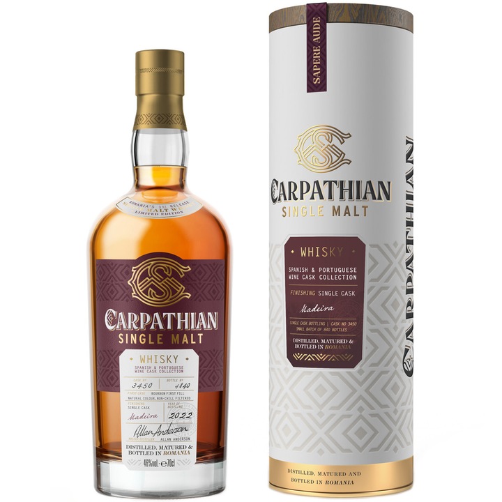 Whisky Carpathian Single Malt Madeira, 46%, 0.7l