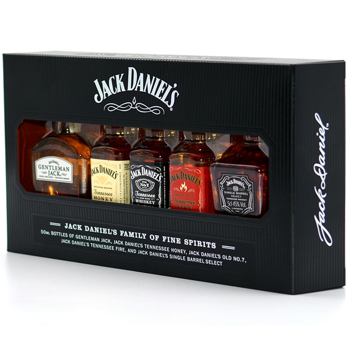 Jack Daniel's Tennessee Whiskey 4本セット Jack Daniel's Variety Pack 4-Pack | Old No. 7, Apple, Honey & Fire