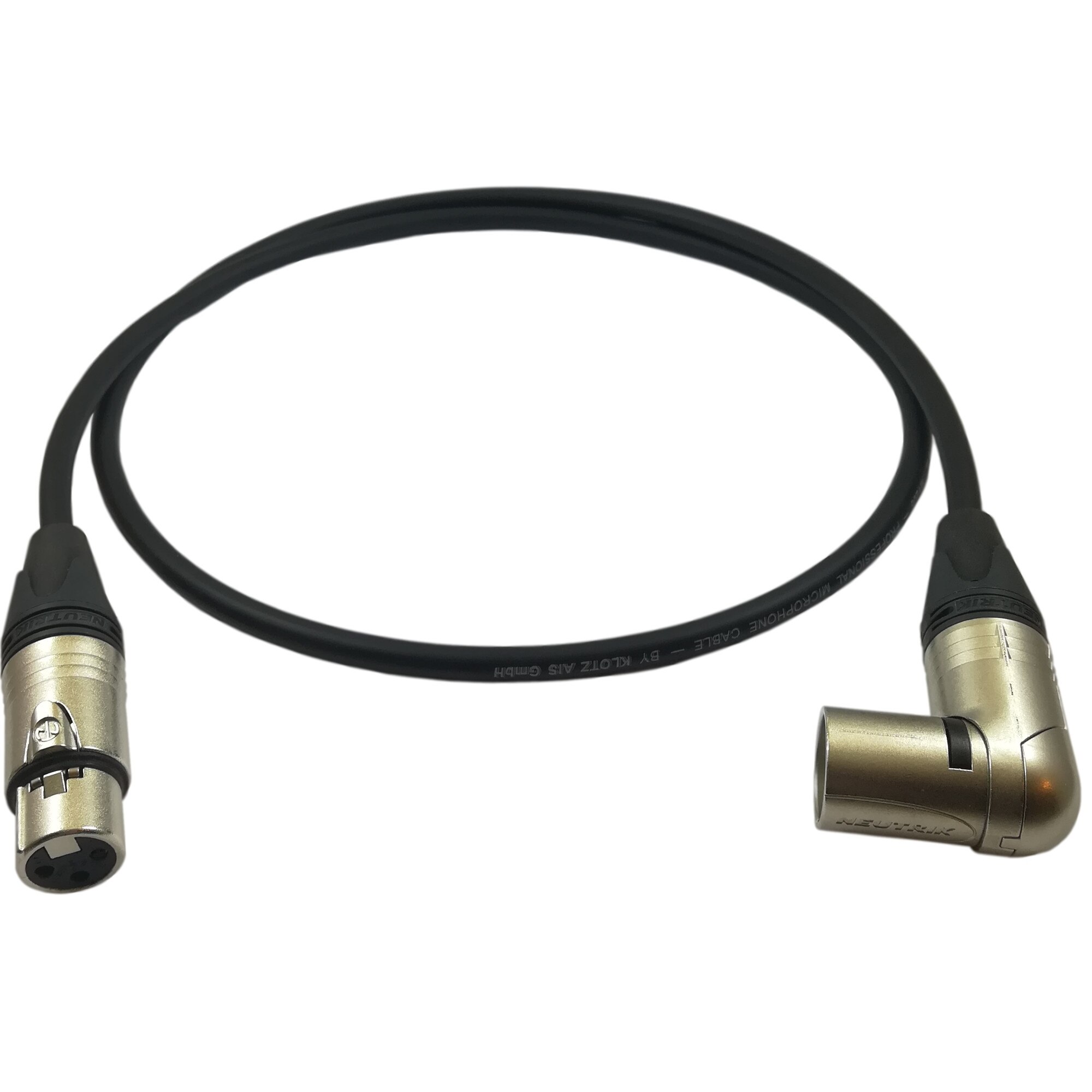 Cablu Semnal Klotz MC2000 - Neutrik XLR Mama / XLR Tata 90° 1m