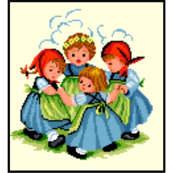 Hora - kit goblen cu diagrama alb-negru