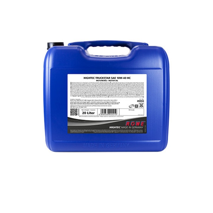 Ulei motor camioane ROWE HIGHTEC TRUCKSTAR SAE 10W40 HC 20 L - eMAG.ro