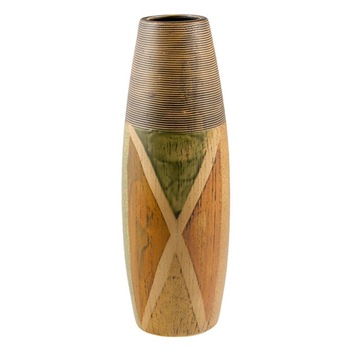 Vaza decorativa, PRC, A13-351, Ceramica, 20 cm, Maro Vaza decorativa, PRC, A13-351, Ceramica, 20 cm, Maro