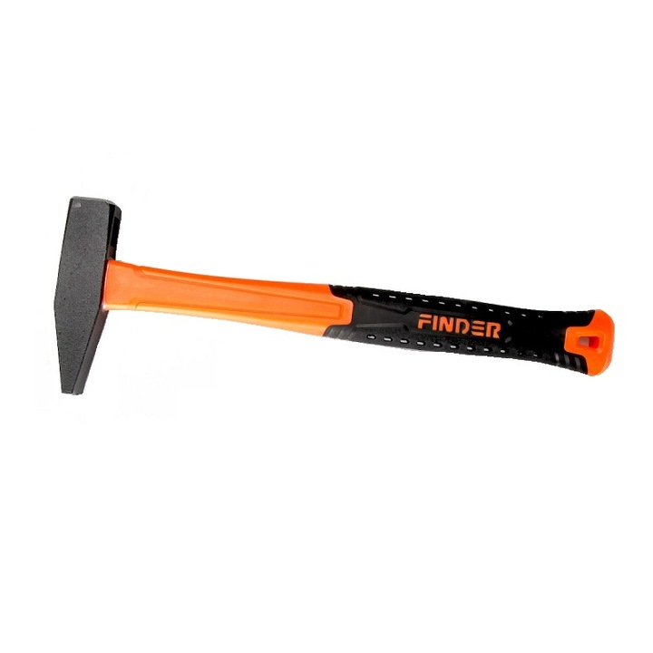 Ciocan Finder, Otel, 300g, Negru/Portocaliu