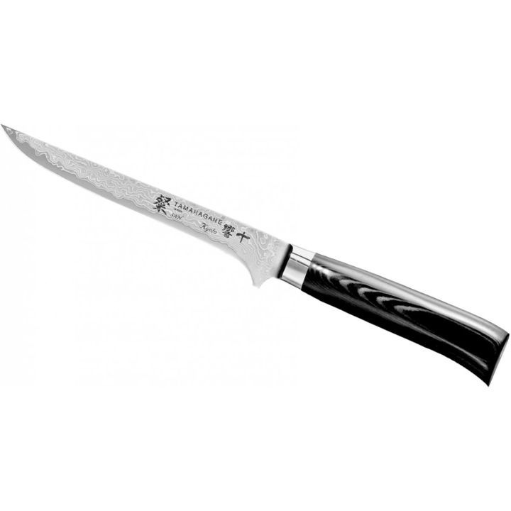 Cutit, Tamahagane, Inox, 16.5 cm, Argintiu/Negru
