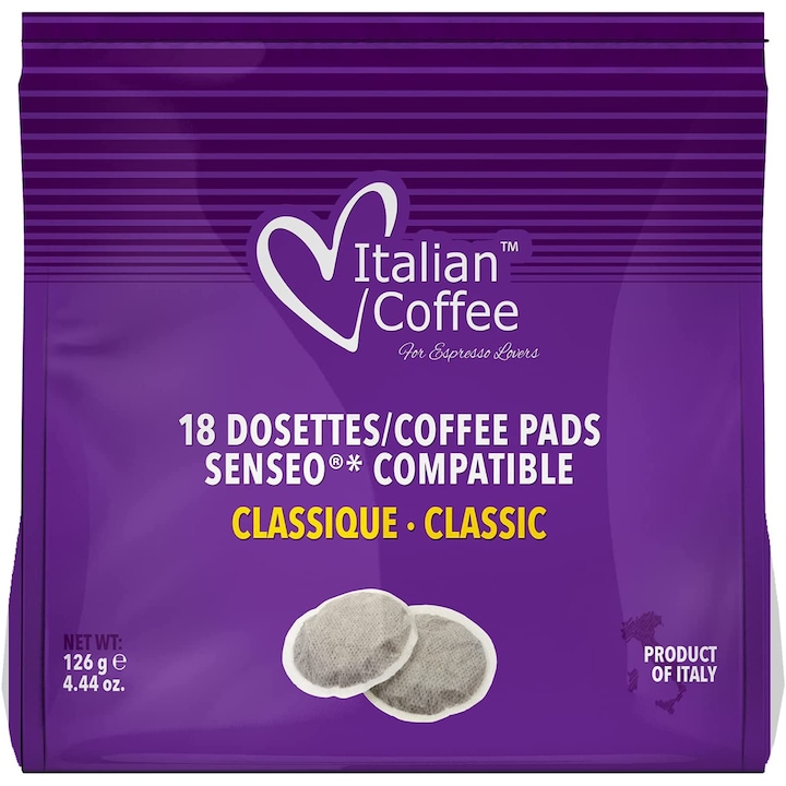 Кафе Classico, 18 съвместими капсули Senseo®*, Italian Coffee
