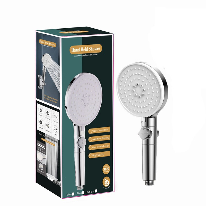 Para de dus, ABS, 5 Moduri functionare, Argintiu