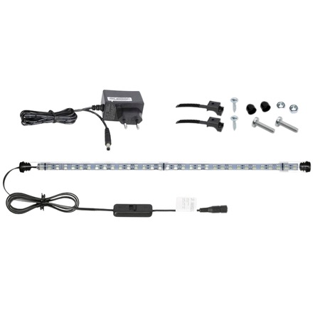 LED лампа за аквариум, Aqualed, Slim BN, Плексиглас, 5630, 60 см, Бяла ...