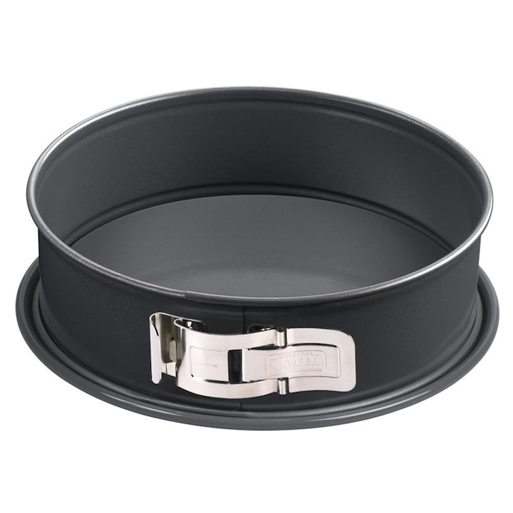 Tepsi, Kaiser, Acél, 28 cm, Fekete