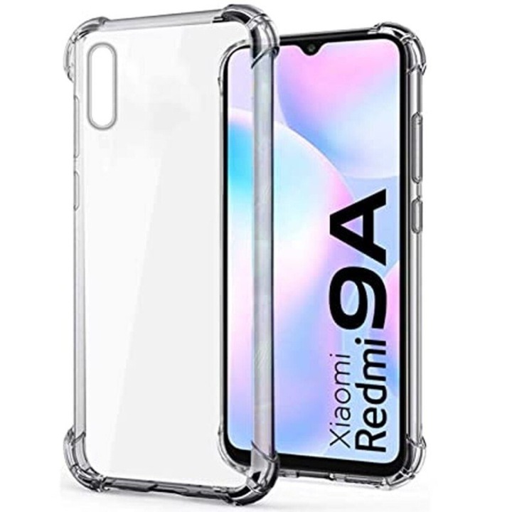 Husa Cover Silicon Hybrid pentru Xiaomi Redmi 9A Transparent
