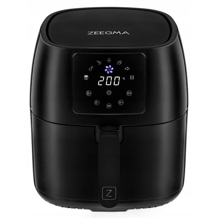 Zeegma Knapper Pro Black 3,5L Forrólevegős fritőz - Fekete (KNAPPER PRO BLACK)