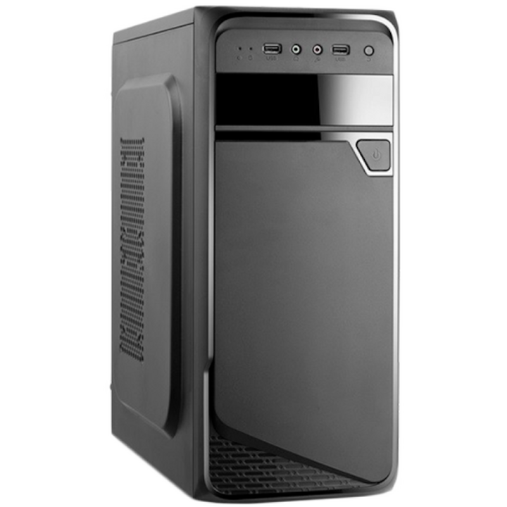 Carcasa Power Train GC361100W TG USB3.0 Midi ATX Alb