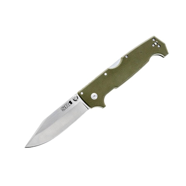 Briceag de supravietuire SR1 Spear Point S35VN, Cold Steel, Inox, 101 mm, Kaki