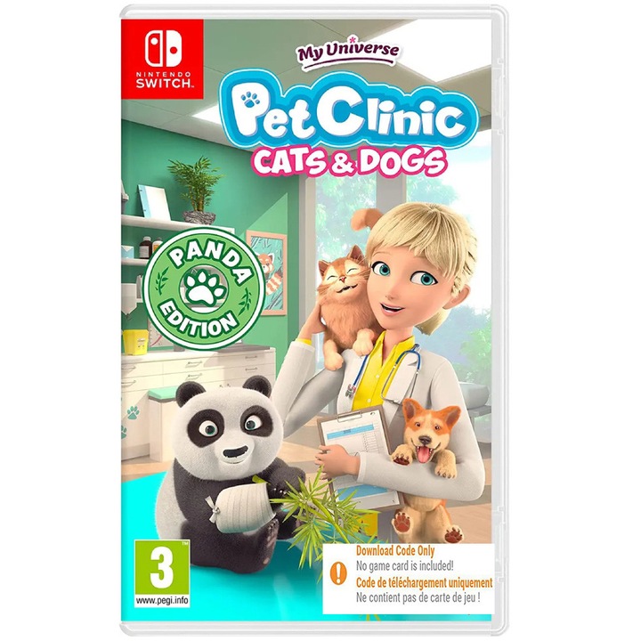 Игра MAXIMUM GAMES My Universe Pet Clinic Cats Dogs, Code in a box за Nintendo Switch