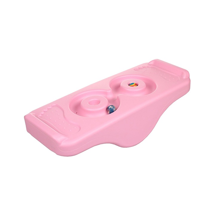 Placa de echilibru pentru copii Merco Sensory Balance Board, roz