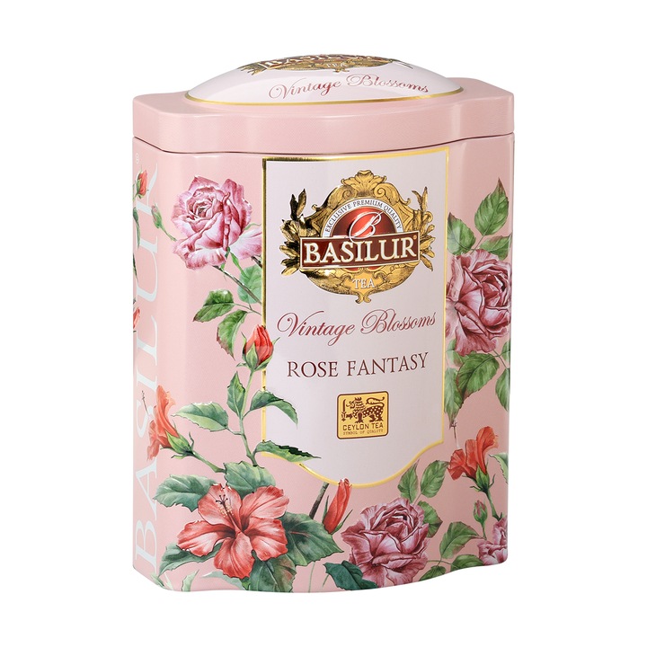 Ceai Verde, Ceylon, Basilur, Vintage Blossom Rose Fantasy, 100 g
