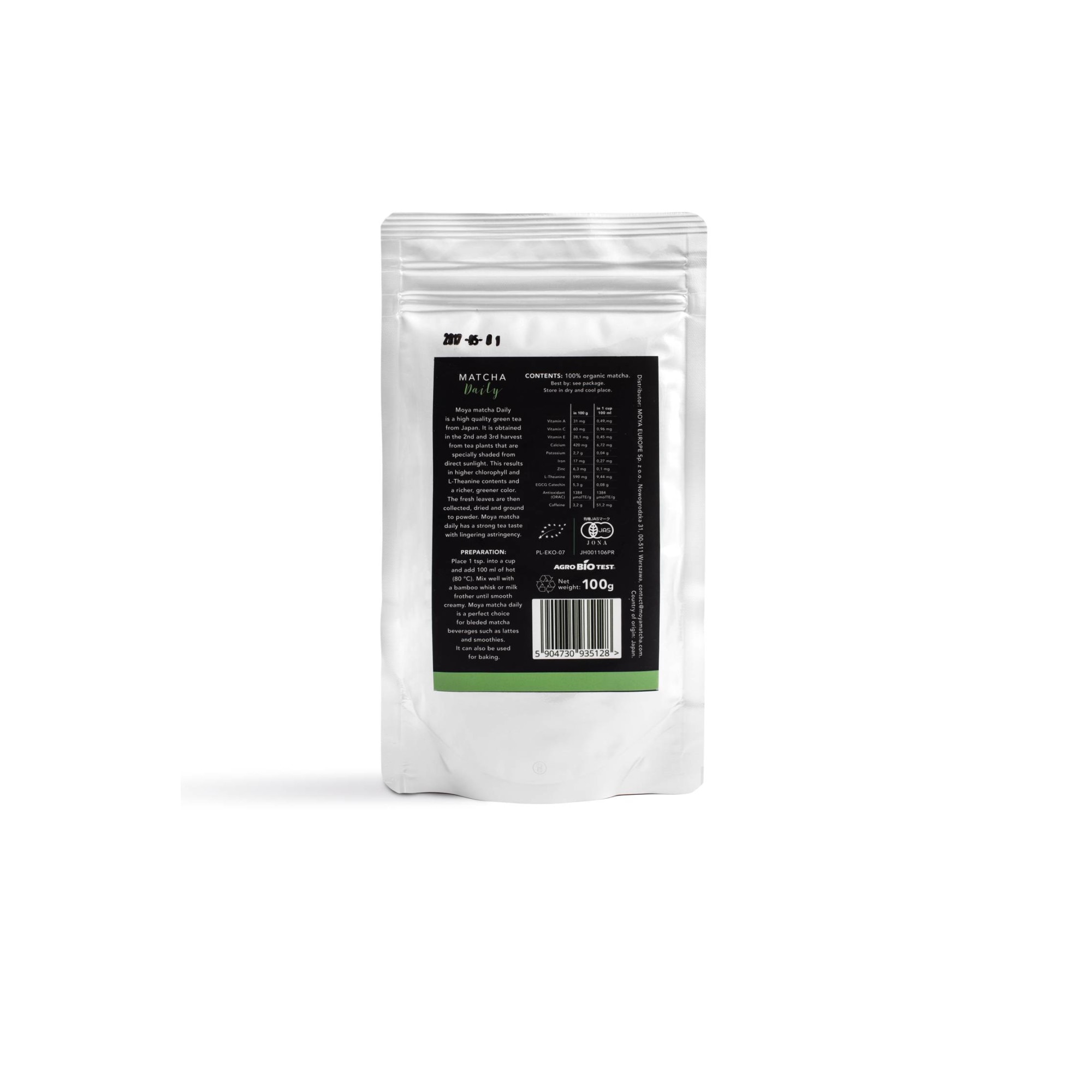 Moya Matcha Green Tea Daily bio, 100g eMAG.hu