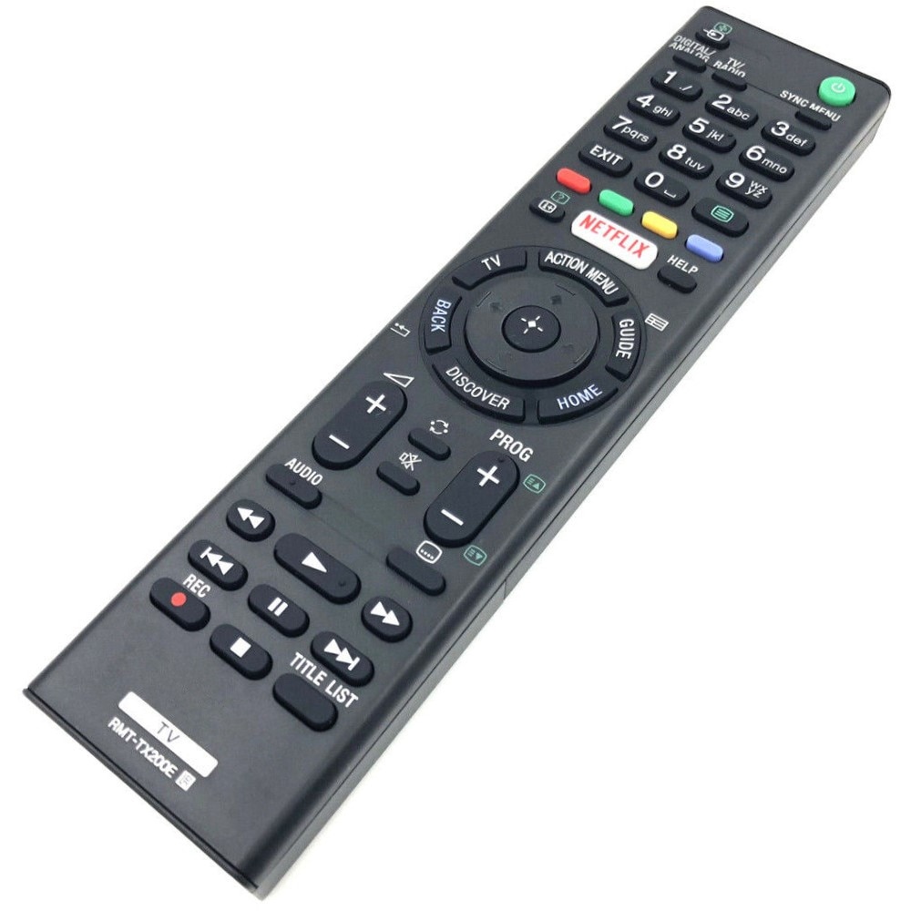 Дистанционно за телевизор Sony RMT-TX200E, x-remote, Netflix, Черно ...