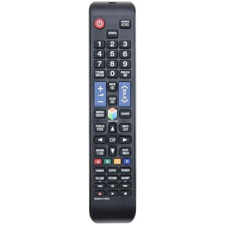 Дистанционно за Samsung Smart TV BN59-01198Q, x-remote, Черно