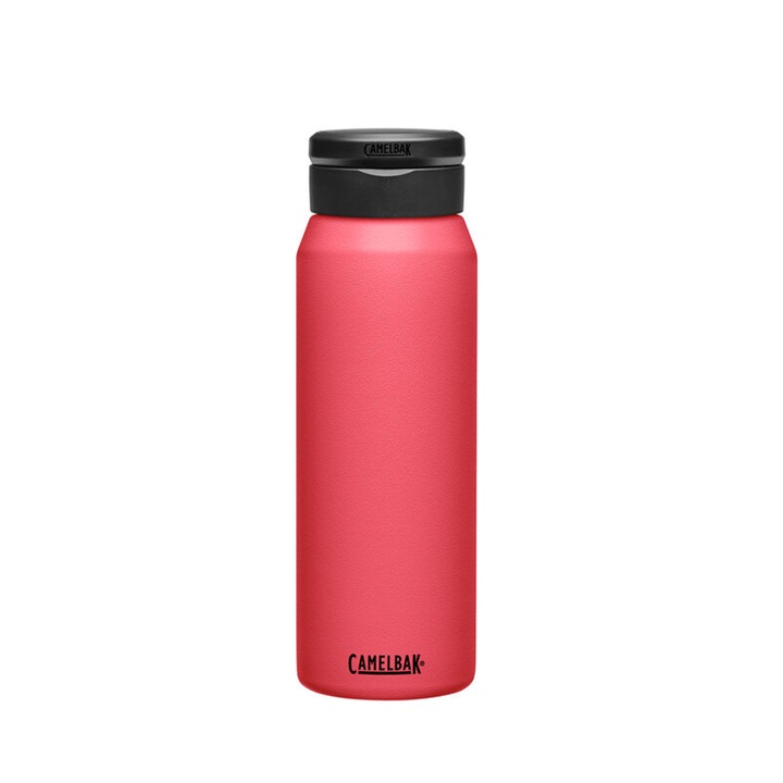 Bidon Camelbak Fit Cap Water Bottle, Insulated Stainless Steel - Wild Strawberry, 750 ml