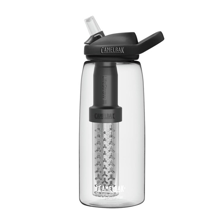 Camelbak Eddy®+ palack LifeStraw® szűréssel Tritan™ Renew-el – átlátszó, 1000 ml