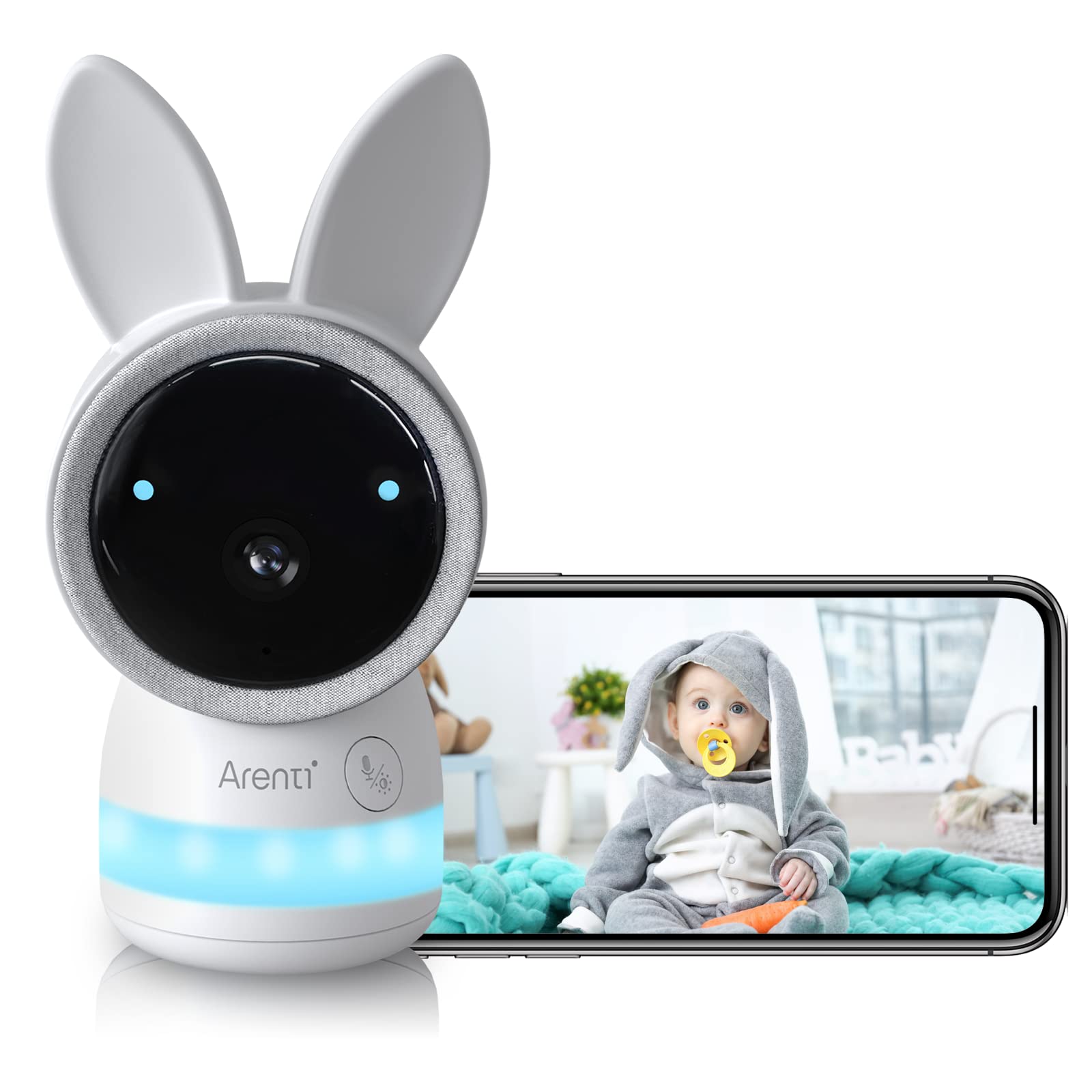 Tenda CP6 Telecamera Wi-Fi Interno 3MP Baby Monitor