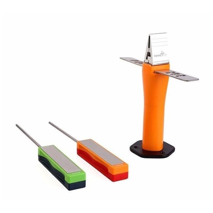 Sistem de ascutire cutite, Taidea, Diamant, 360/600/800/1000, Multicolor