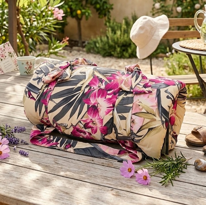 BlueKitty - Patura picnic, plaja, model Colibri, multicolor, 180 x 200 cm